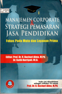 Image of Manajemen Corporate dan Strategi Pemasaran Jasa Pendidikan