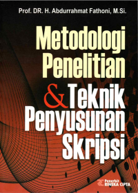 Image of Metodologi Penelitian dan Teknik Penyusunan Skripsi