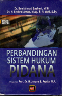 Image of Perbandingan Sistem Hukum Pidana